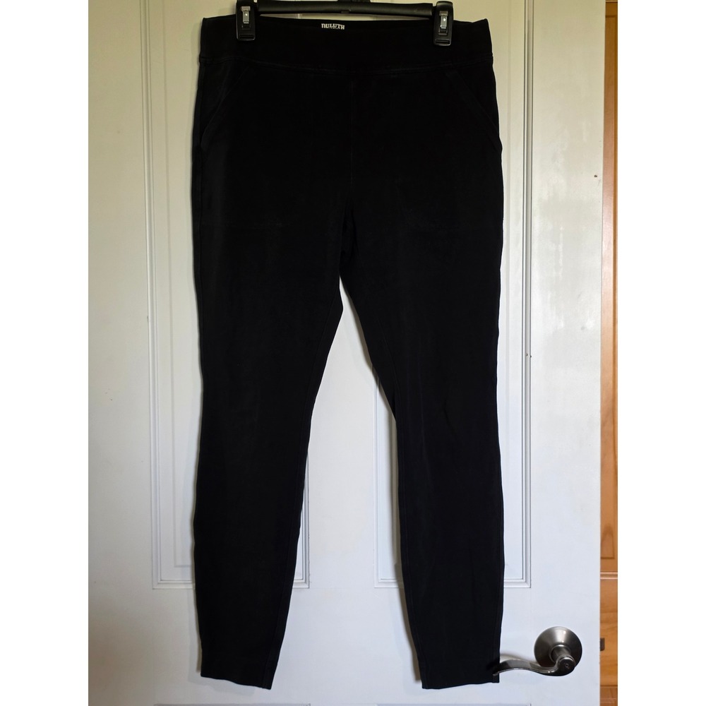 Duluth Trading Co Noga Classic Black Cotton Leggings Pants Womens Medium Regular